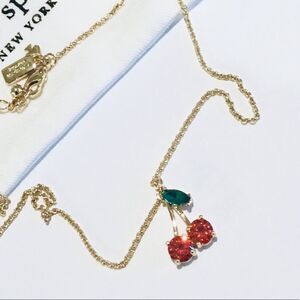 Adorable Cherry Kate Spade necklace,